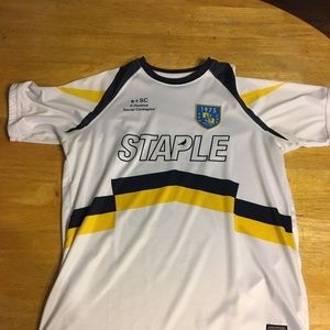 Mens Staple White Jersey T Shirt Size Medium